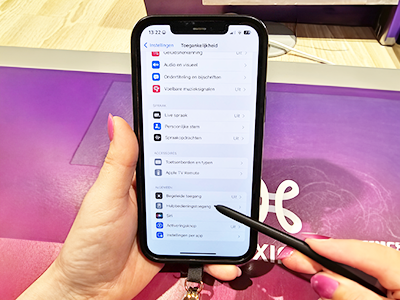 Apple iPhone Hulpbedieningstoegang Senioren