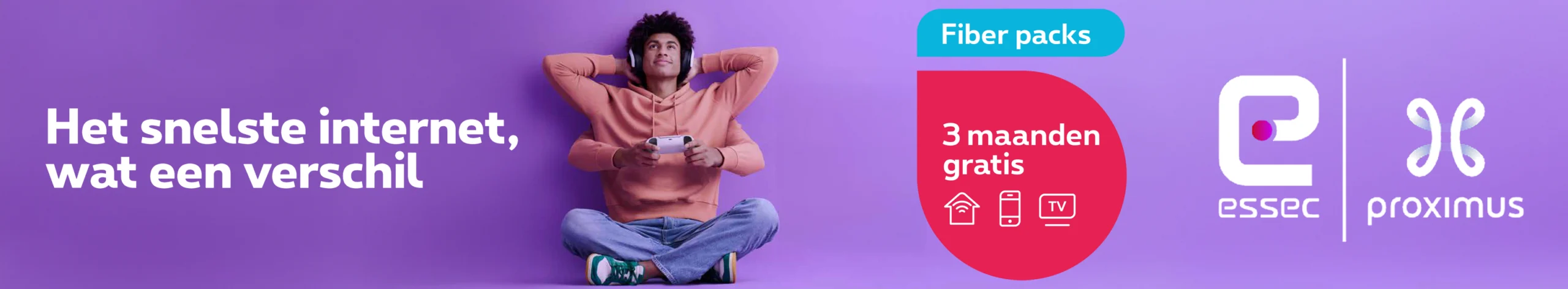 Essec - Proximus - Flex+ Promo - 3 maanden gratis