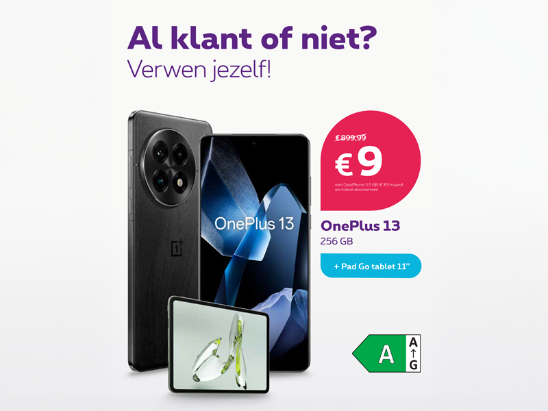 Essec - Proximus - OnePlus 13 Promo gratis tablet
