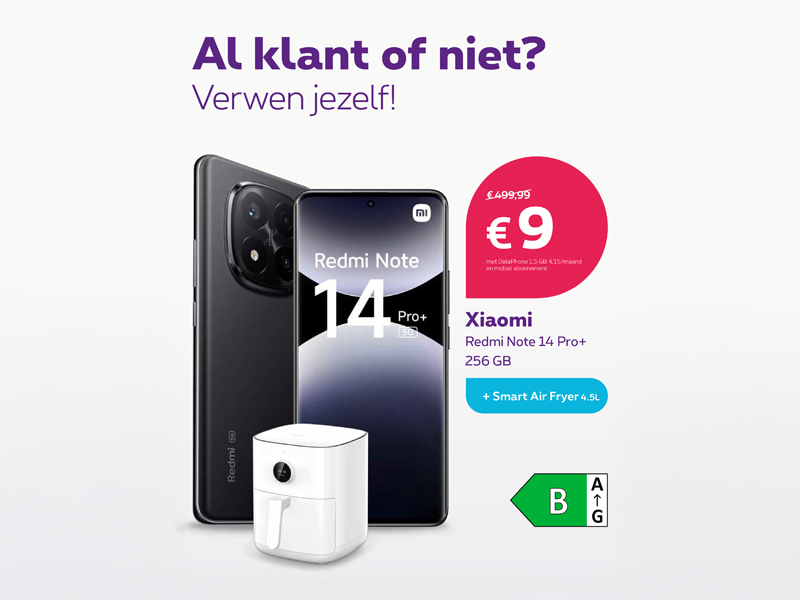 Essec - Proximus Redmi Note 14 Pro Plus Promo Air Fryer