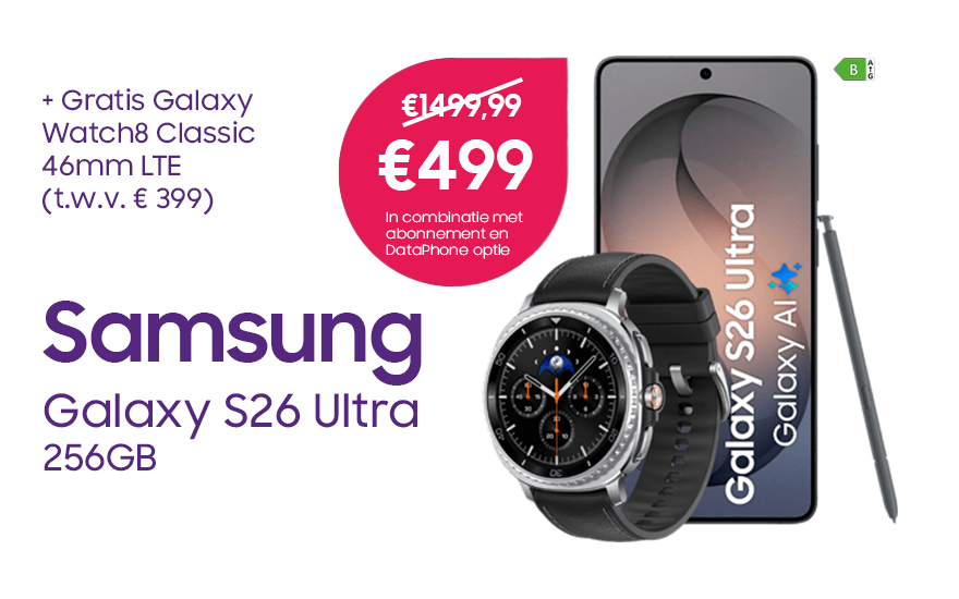 Samsung Galaxy Ultra met Watch8 Classic