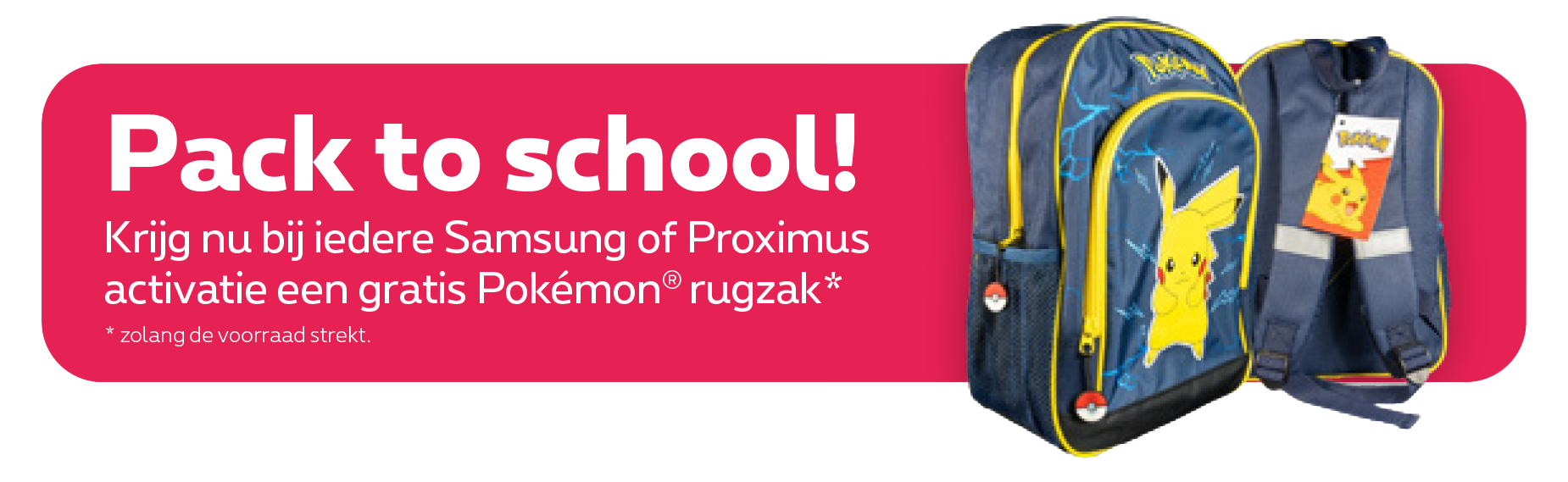 Gratis Pokémon Rugzak Promo